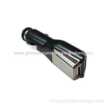 USB Car Charger, Various Colors Available